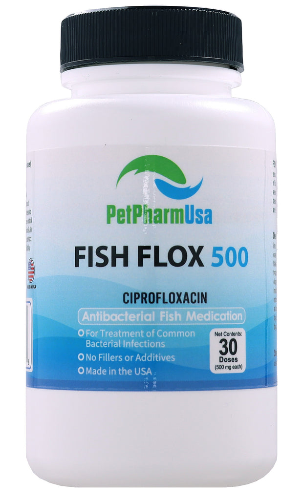 Fish Flox 500 (Ciproflaxcin) 500mg 30 Count