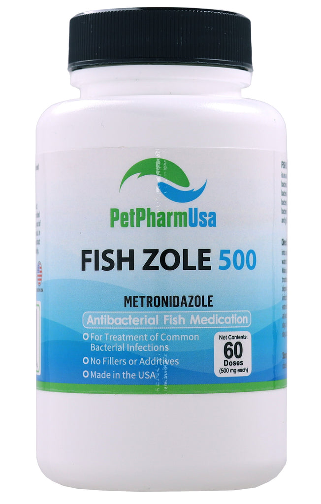 Fish Zole 500 Metronidazole - 500 mg - 60 Count