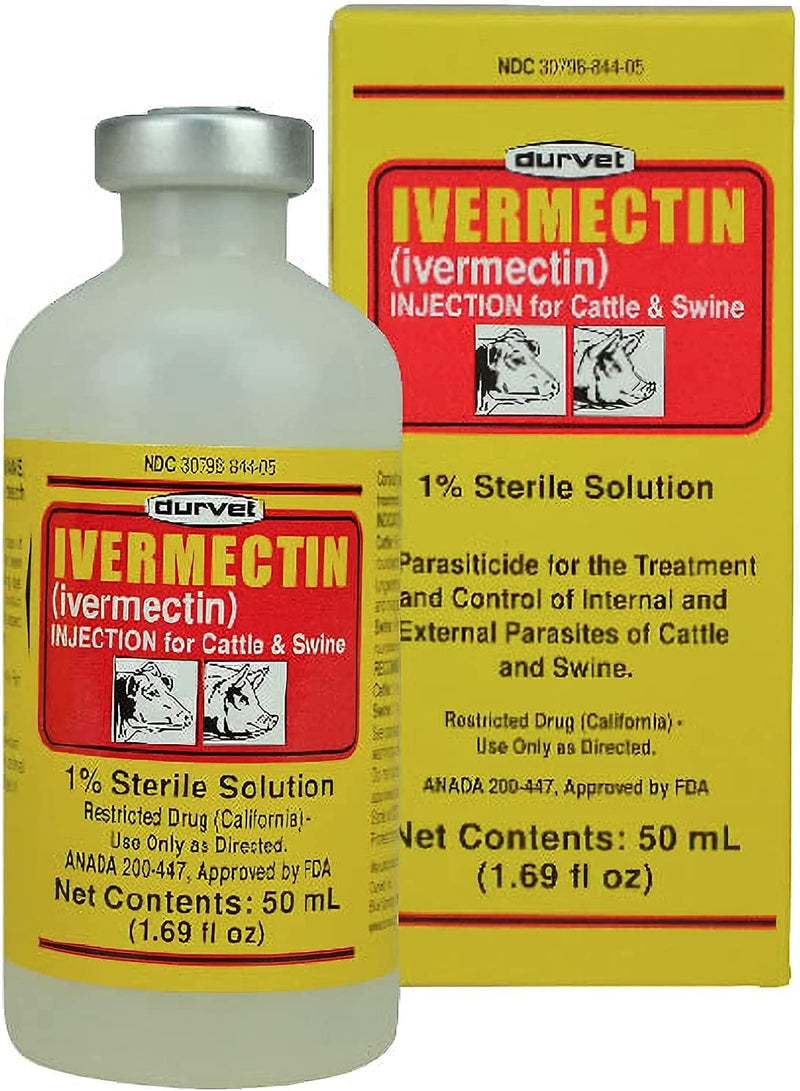 Durvet Ivermectin Injectable 50 mL